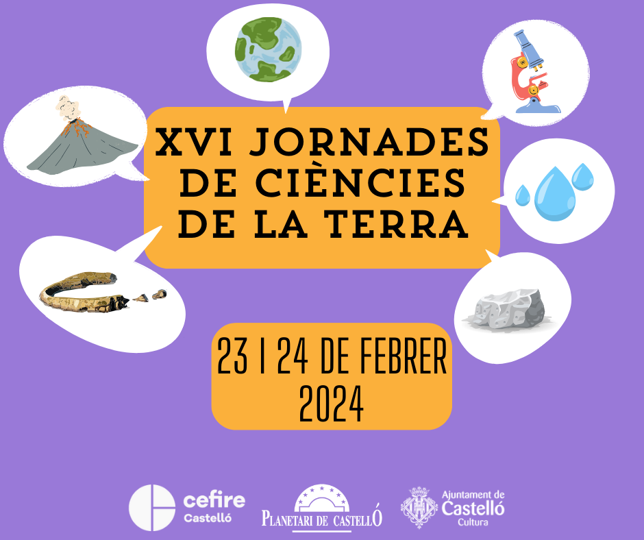 Cartel XVI Jornades de Ciències de la Terra