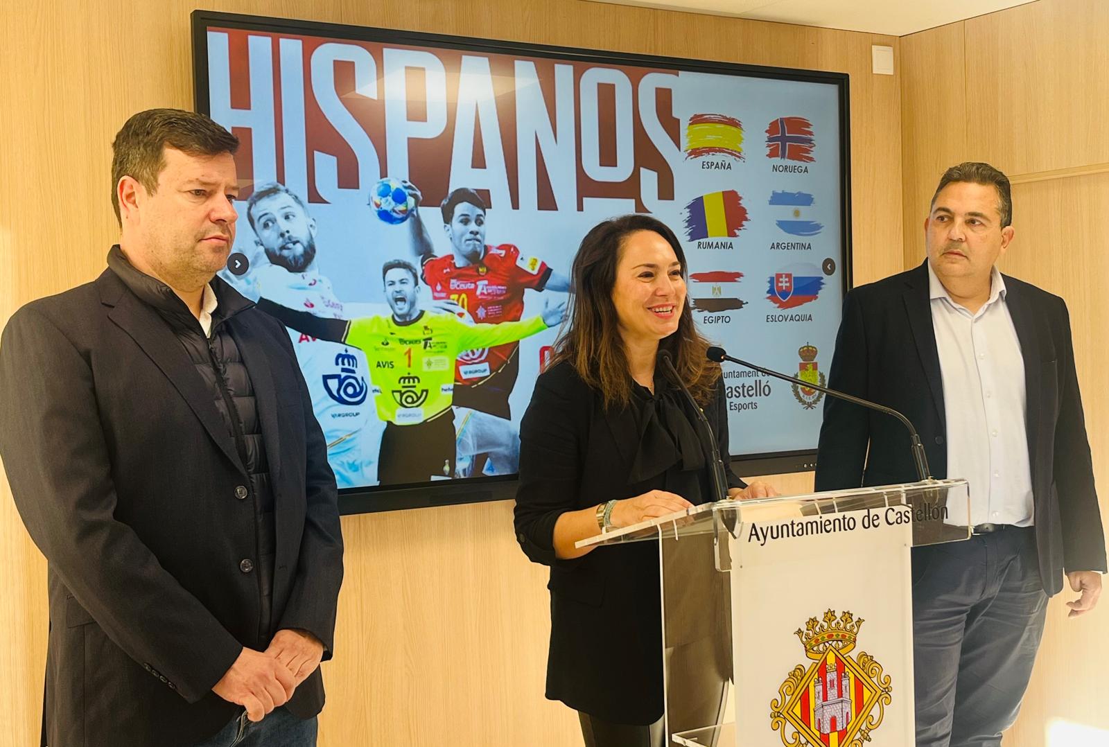 Castellón será capital internacional del balonmano del 8 al 11 de enero con la presencia de los Hispanos