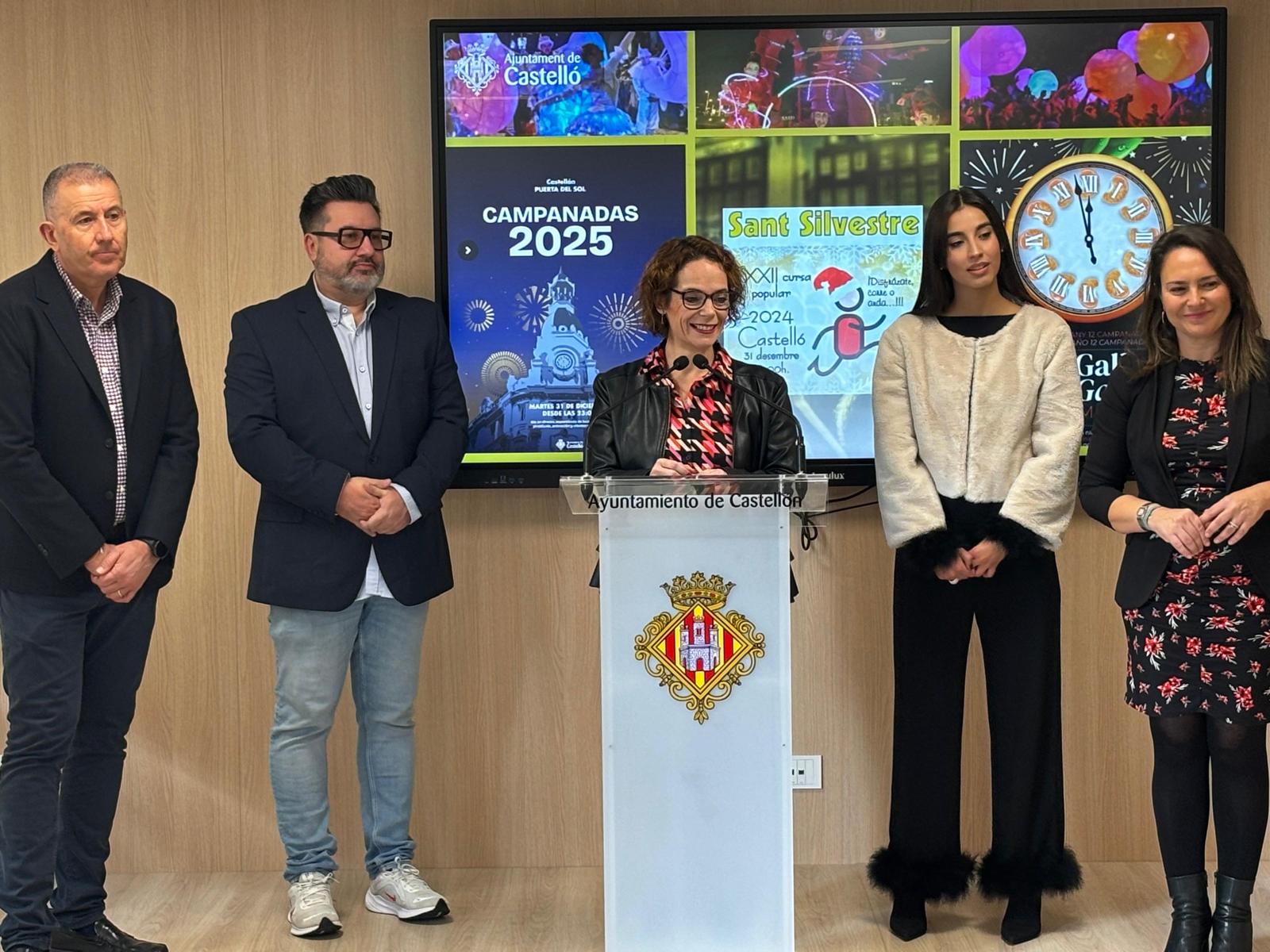 Castellón despedirá el año con música, pirotecnia, luz y animación en la Puerta del Sol